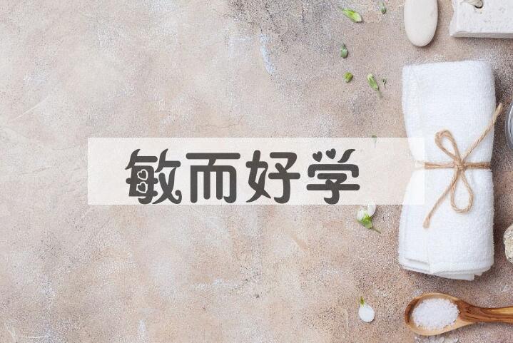 成语敏而好学是什么意思？