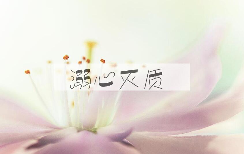 成语溺心灭质是什么意思？