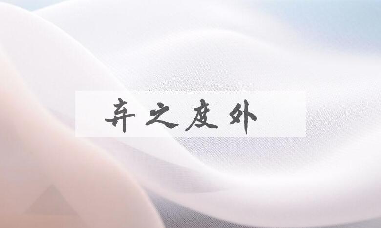 成语弃之度外是什么意思？
