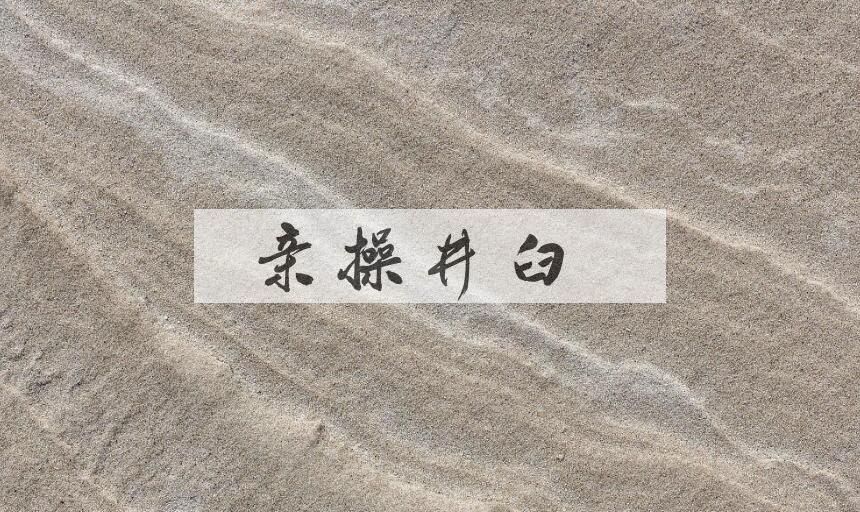 成语亲操井臼是什么意思？