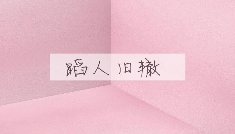 成语蹈人旧辙是什么意思？