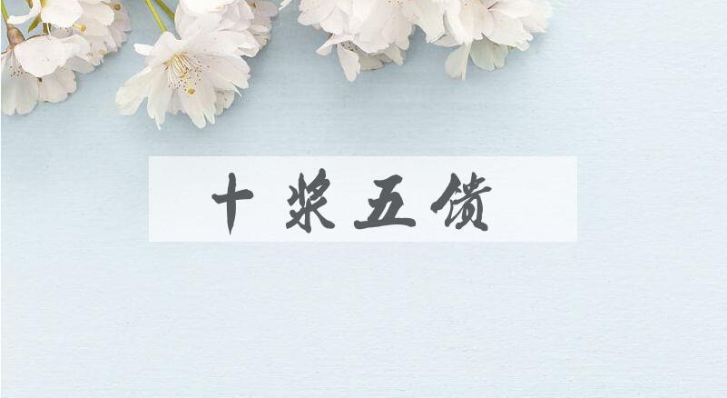 成语十浆五馈是什么意思？