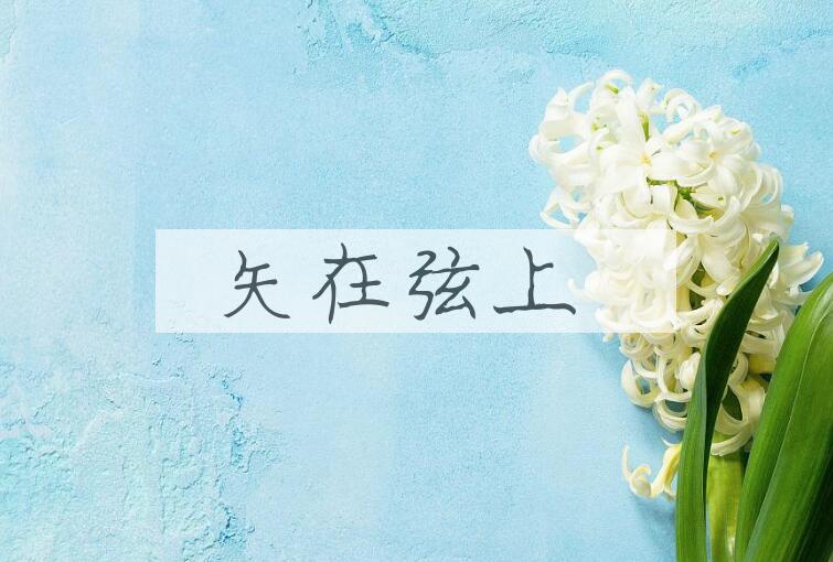 成语矢在弦上是什么意思？