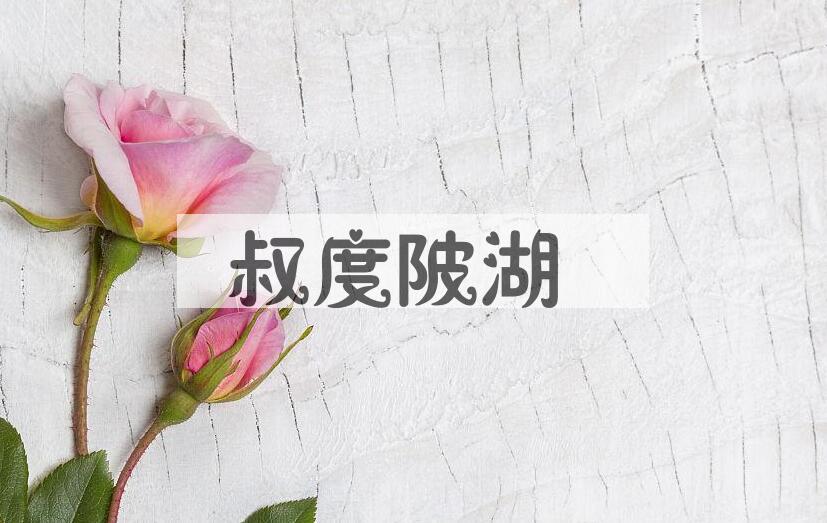 成语叔度陂湖是什么意思？