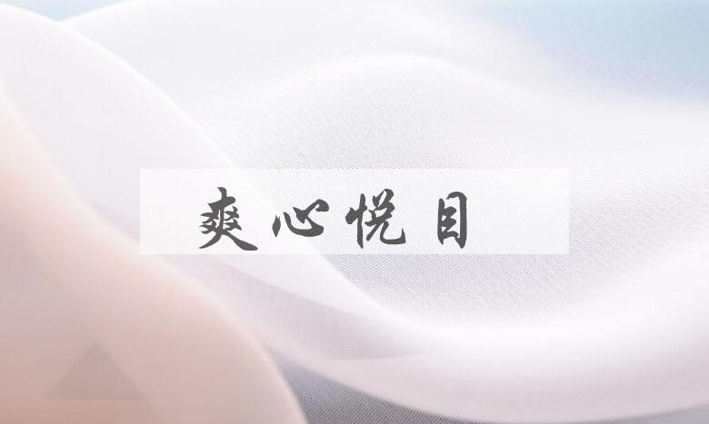 成语爽心悦目是什么意思？