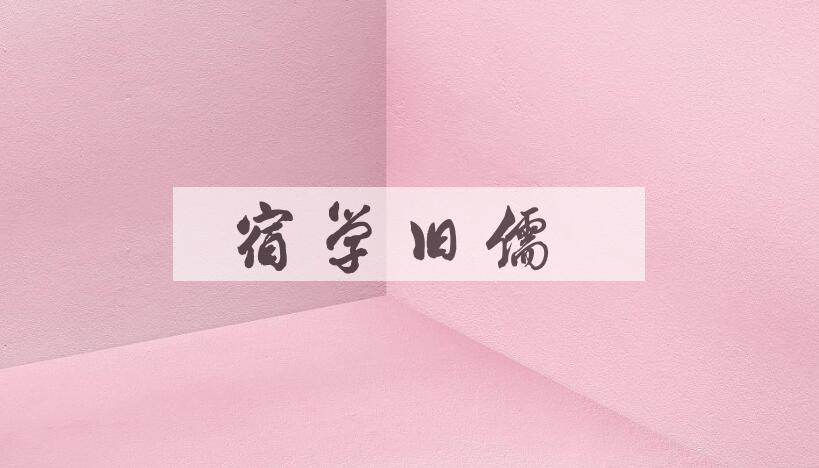 成语宿学旧儒是什么意思？