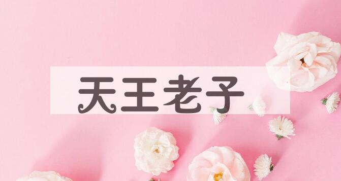 成语天王老子是什么意思？