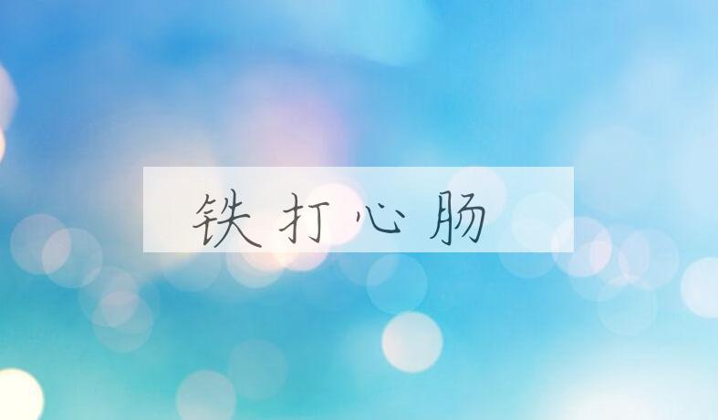 成语铁打心肠是什么意思？