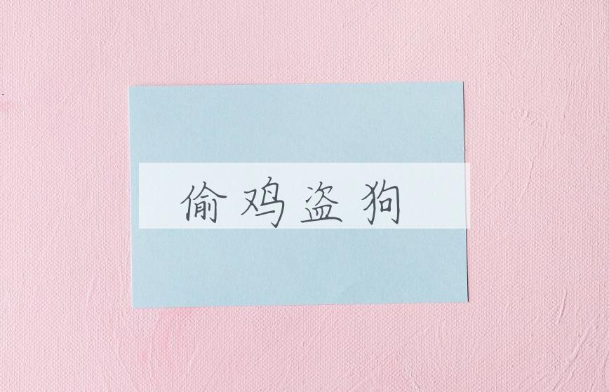 成语偷鸡盗狗是什么意思？