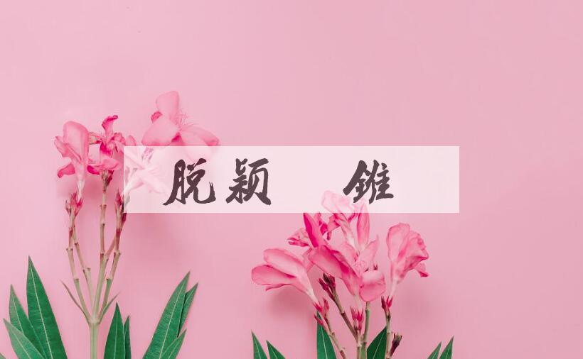 成语脱颖囊锥是什么意思？