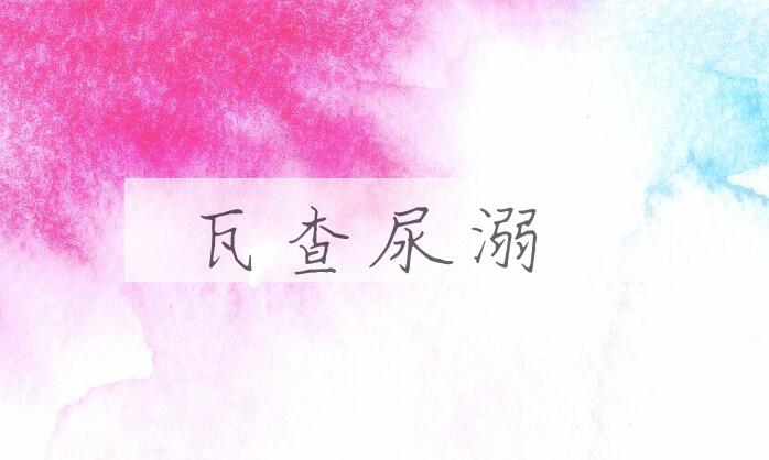 成语瓦查尿溺是什么意思？