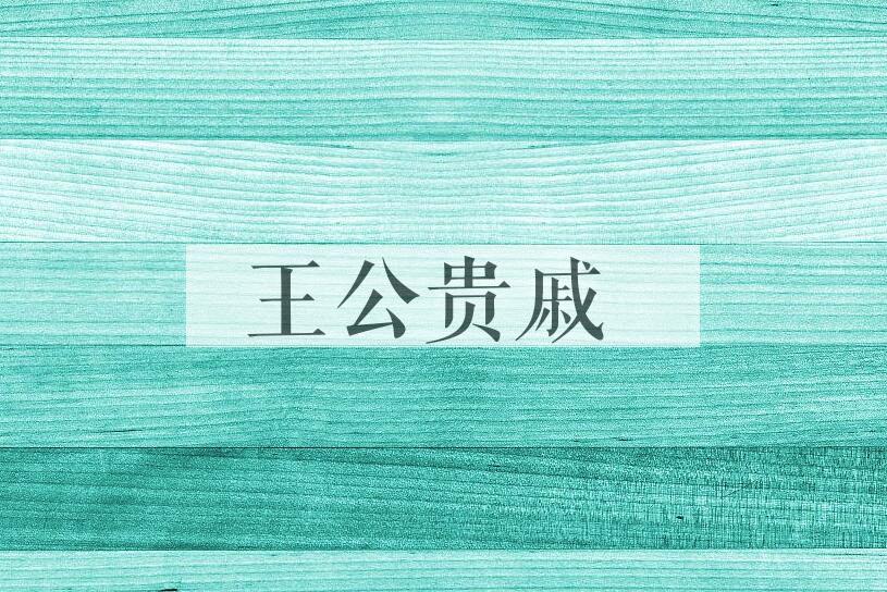 成语王公贵戚是什么意思？