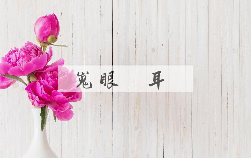 成语嵬眼澒耳是什么意思？
