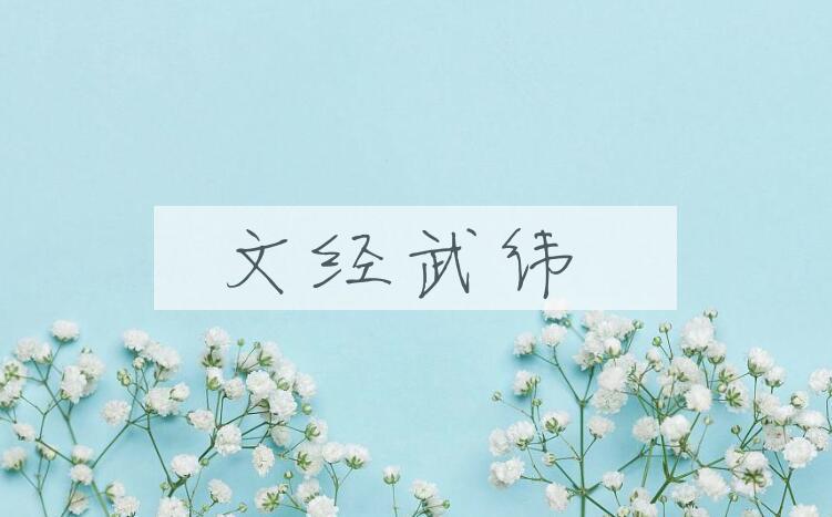成语文经武纬是什么意思？