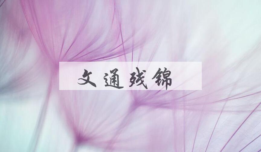 成语文通残锦是什么意思？