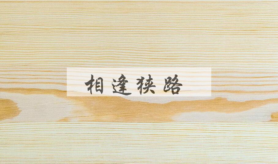 成语相逢狭路是什么意思？