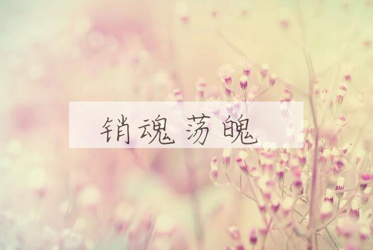 成语销魂荡魄是什么意思？
