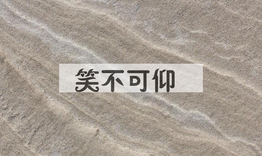 成语笑不可仰是什么意思？