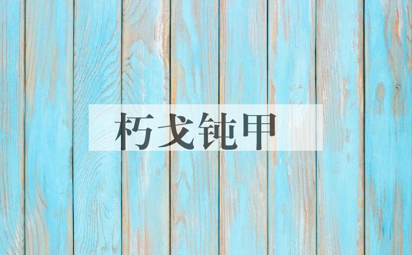 成语朽戈钝甲是什么意思？
