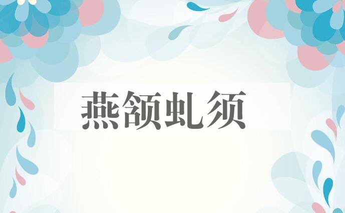 成语燕颔虬须是什么意思？