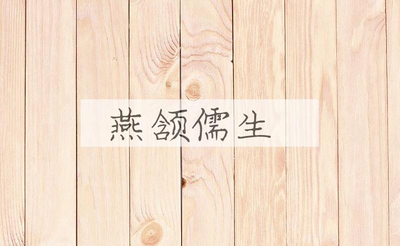 成语燕颔儒生是什么意思？