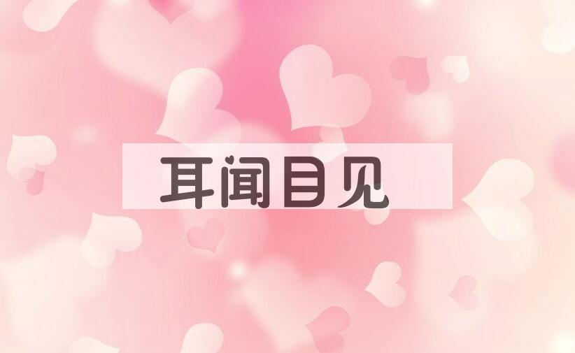 成语耳闻目见是什么意思？
