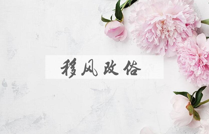 成语移风改俗是什么意思？