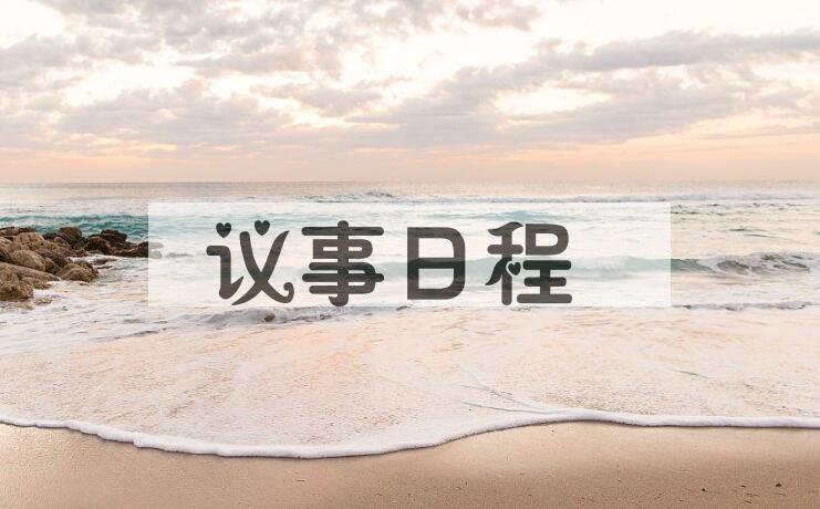 成语议事日程是什么意思？