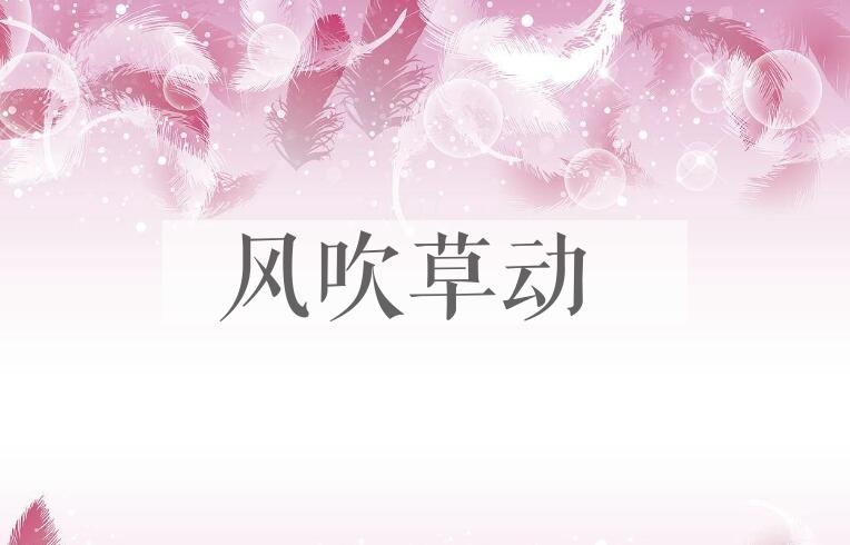 成语风吹草动是什么意思？