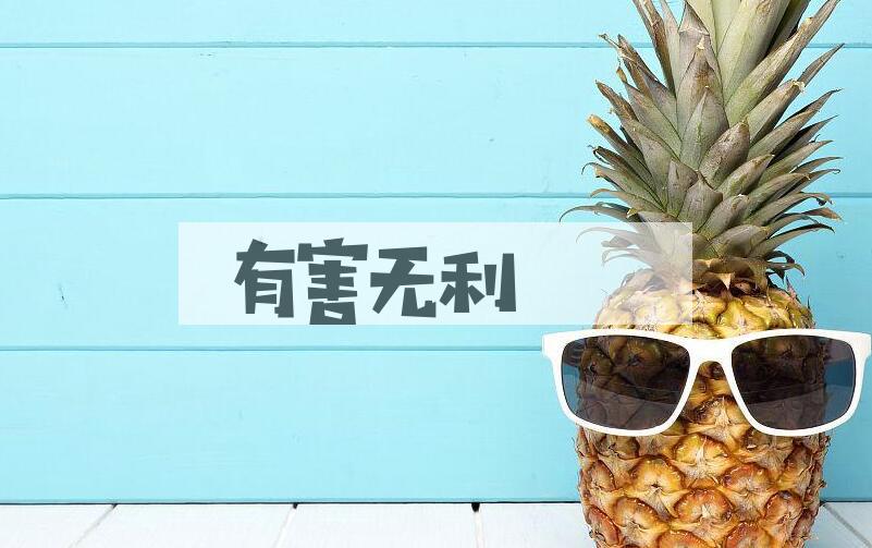 成语有害无利是什么意思？