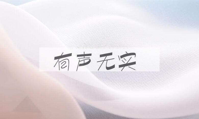 成语有声无实是什么意思？