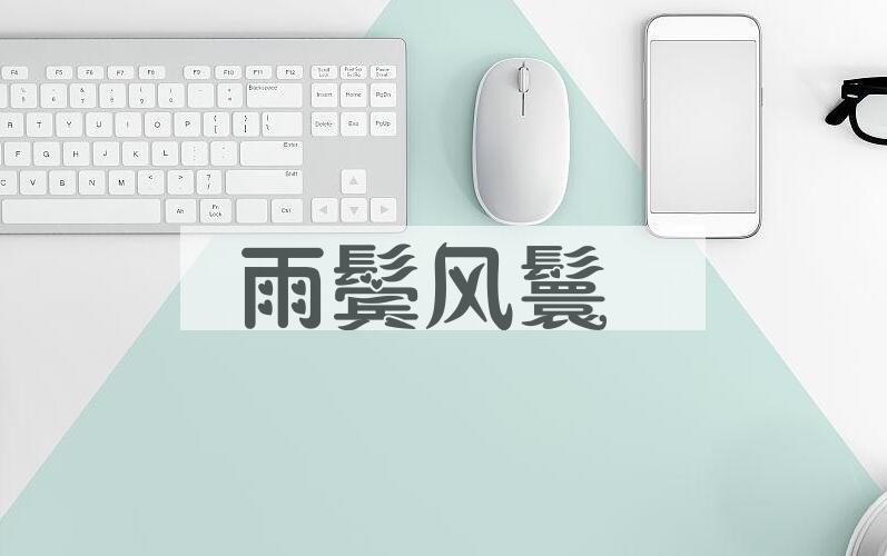 成语雨鬓风鬟是什么意思？