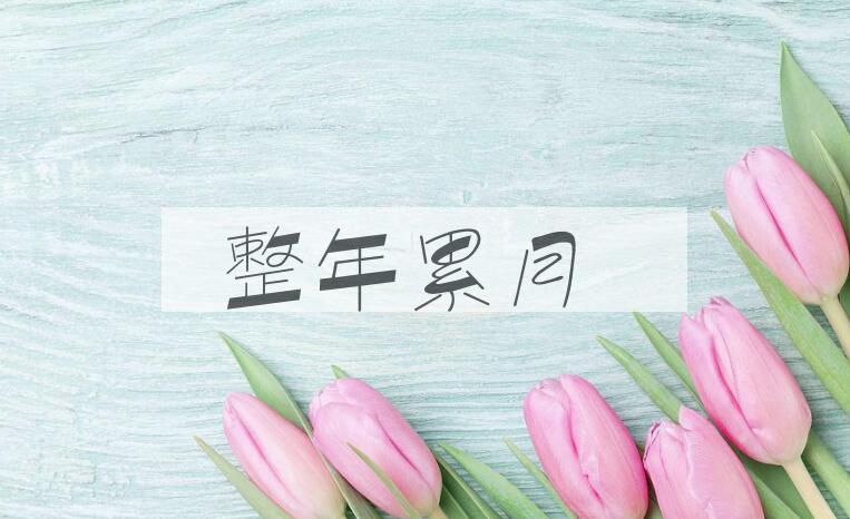 成语整年累月是什么意思？