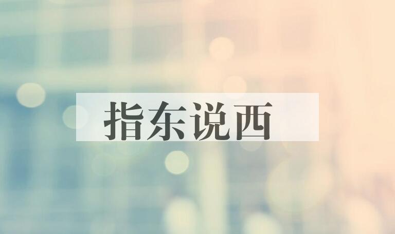 成语指东说西是什么意思？