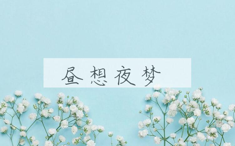 成语昼想夜梦是什么意思？