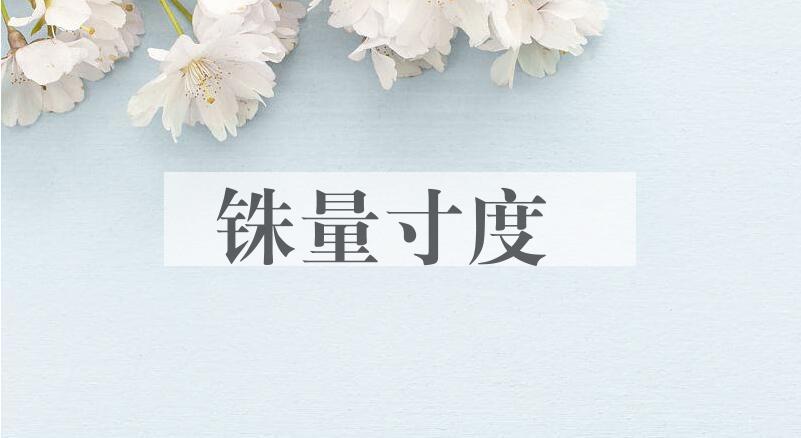 成语铢量寸度是什么意思？