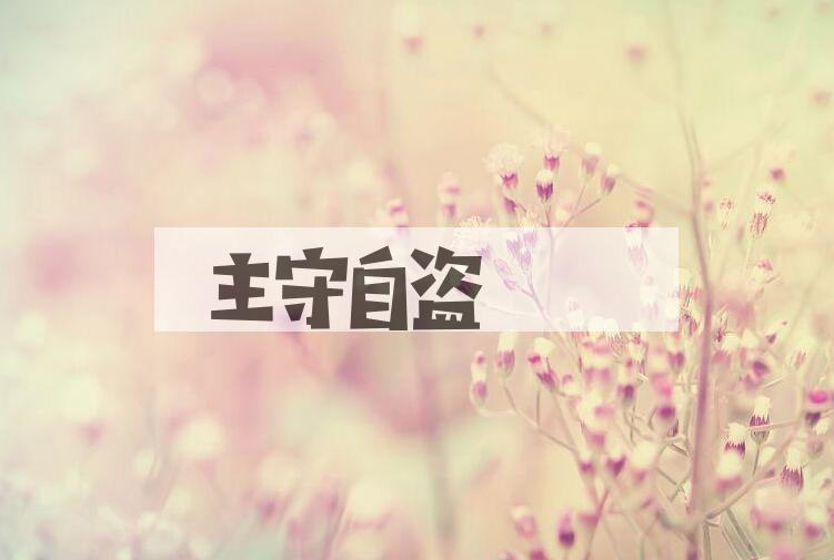 成语主守自盗是什么意思？