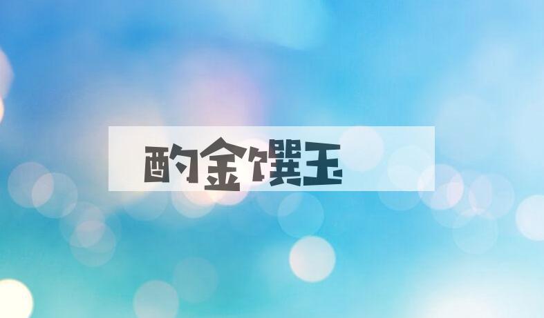 成语酌金馔玉是什么意思？