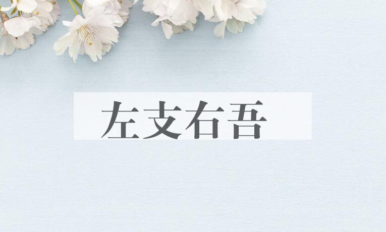 成语左支右吾是什么意思？