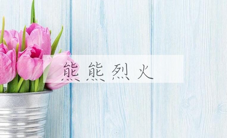 成语熊熊烈火是什么意思？