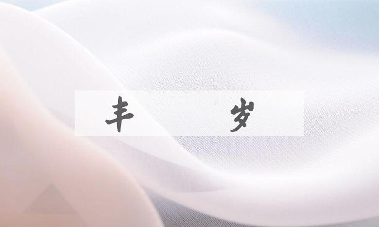 成语丰年稔岁是什么意思？