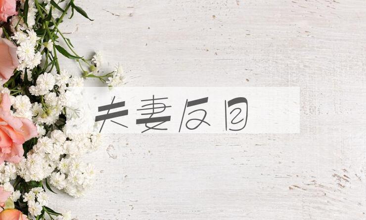 成语夫妻反目是什么意思？