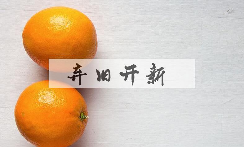 成语弃旧开新是什么意思？