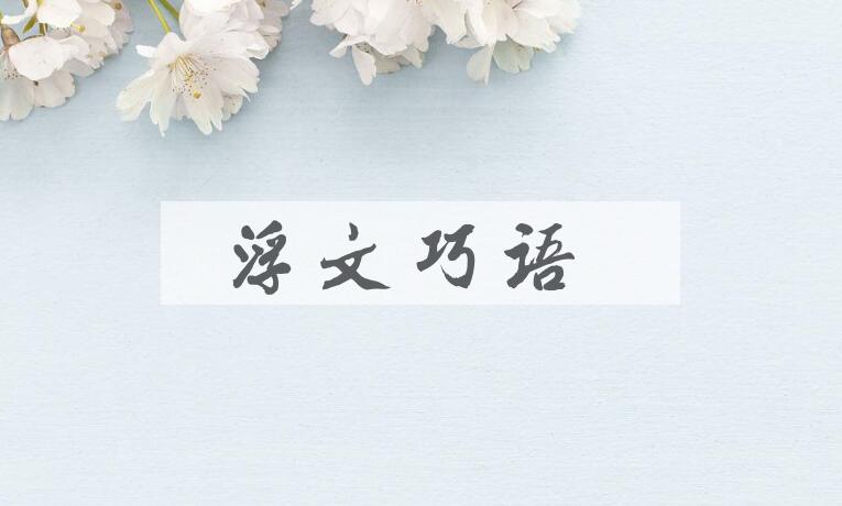 成语浮文巧语是什么意思？
