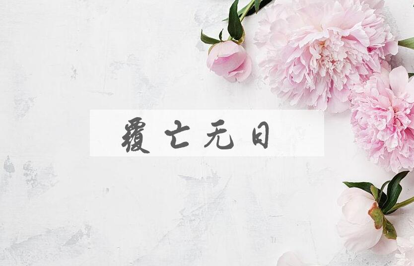 成语覆亡无日是什么意思？