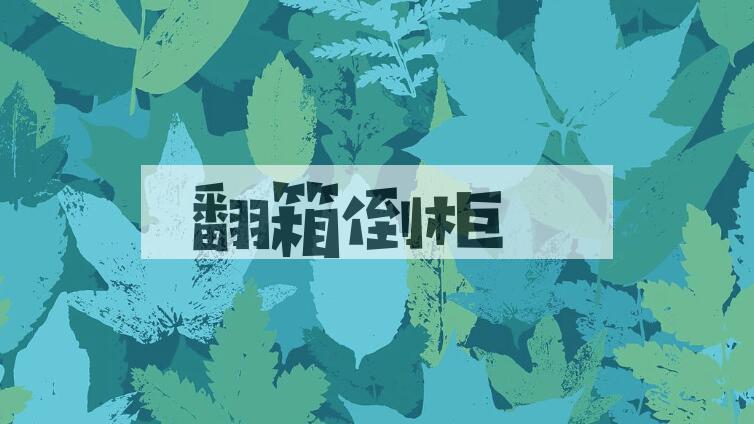 成语翻箱倒柜是什么意思？