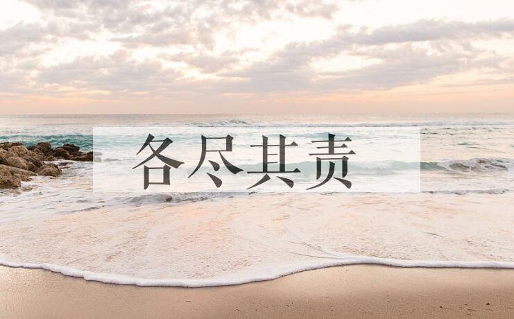 成语各尽其责是什么意思？