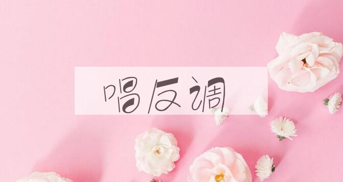 成语唱反调是什么意思？