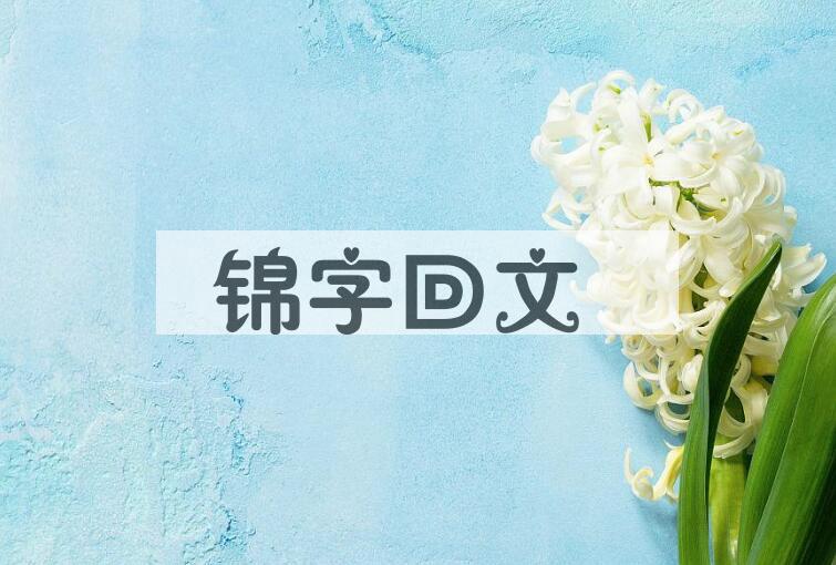 成语锦字回文是什么意思？