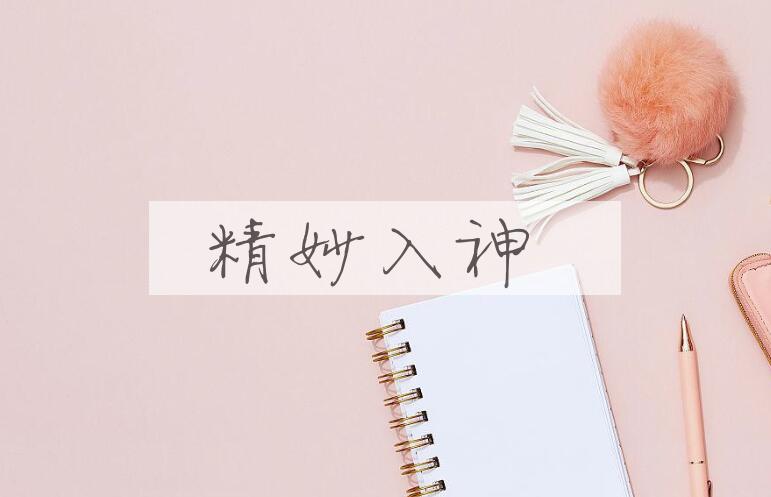 成语精妙入神是什么意思？